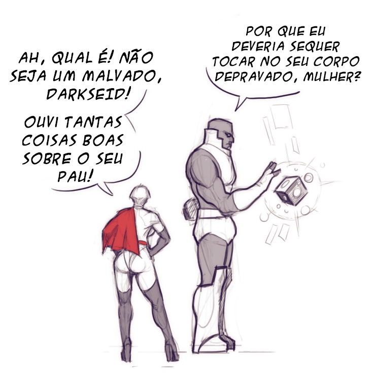Power Girl On Darkseid Hentai pt-br 10