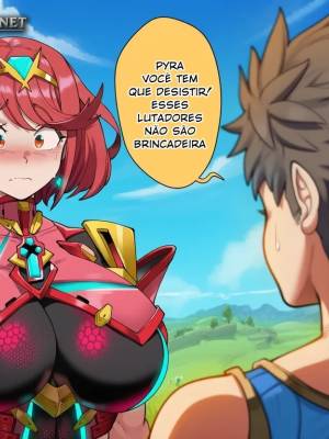 Pyra is in Smash! Hentai pt-br 15