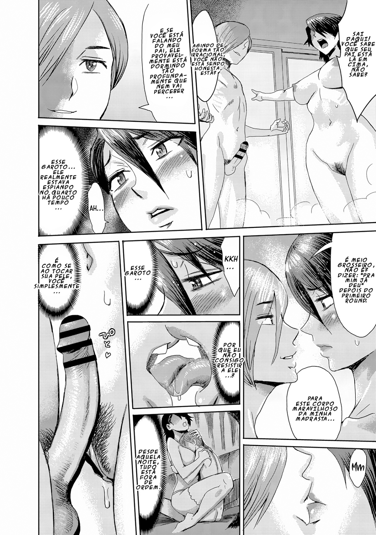 Stepmother Turns Into My Bitch In The Darkness Of The Night  Hentai pt-br 33