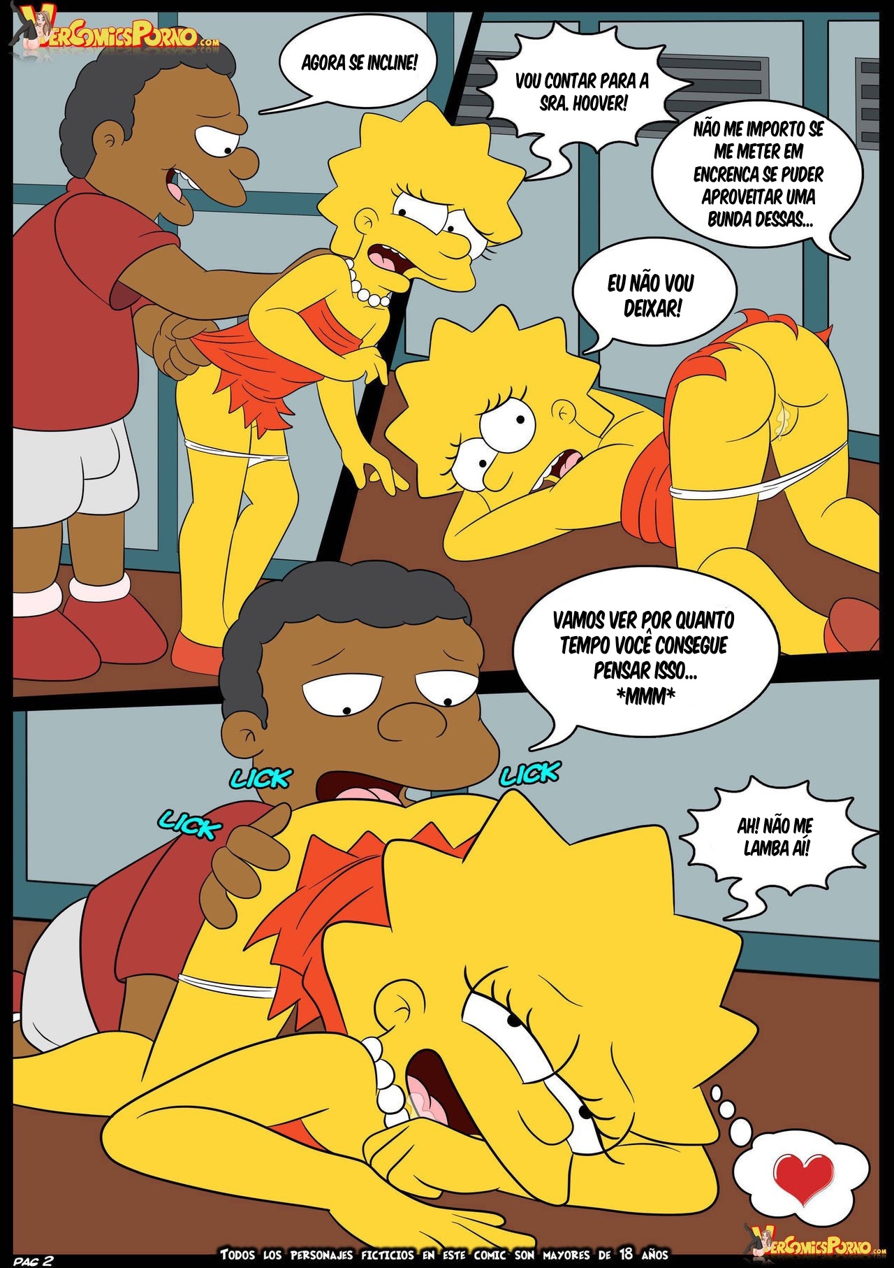 The Simpsons: Love For The Bully Hentai pt-br 03