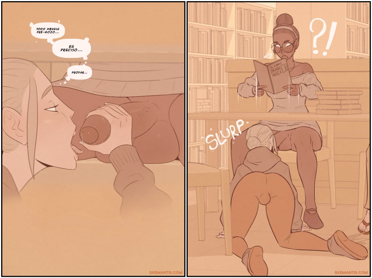 Tyler At The Library Hentai pt-br 06