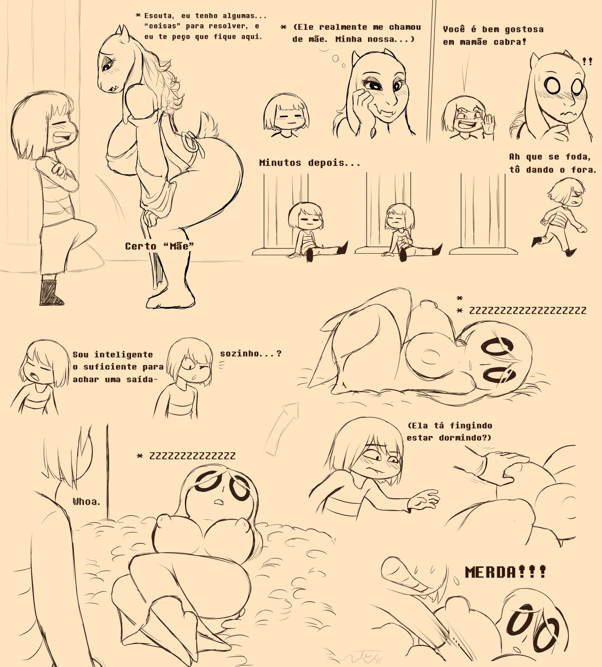 Under(her)tail: Monster-Girl Edition Hentai pt-br 09