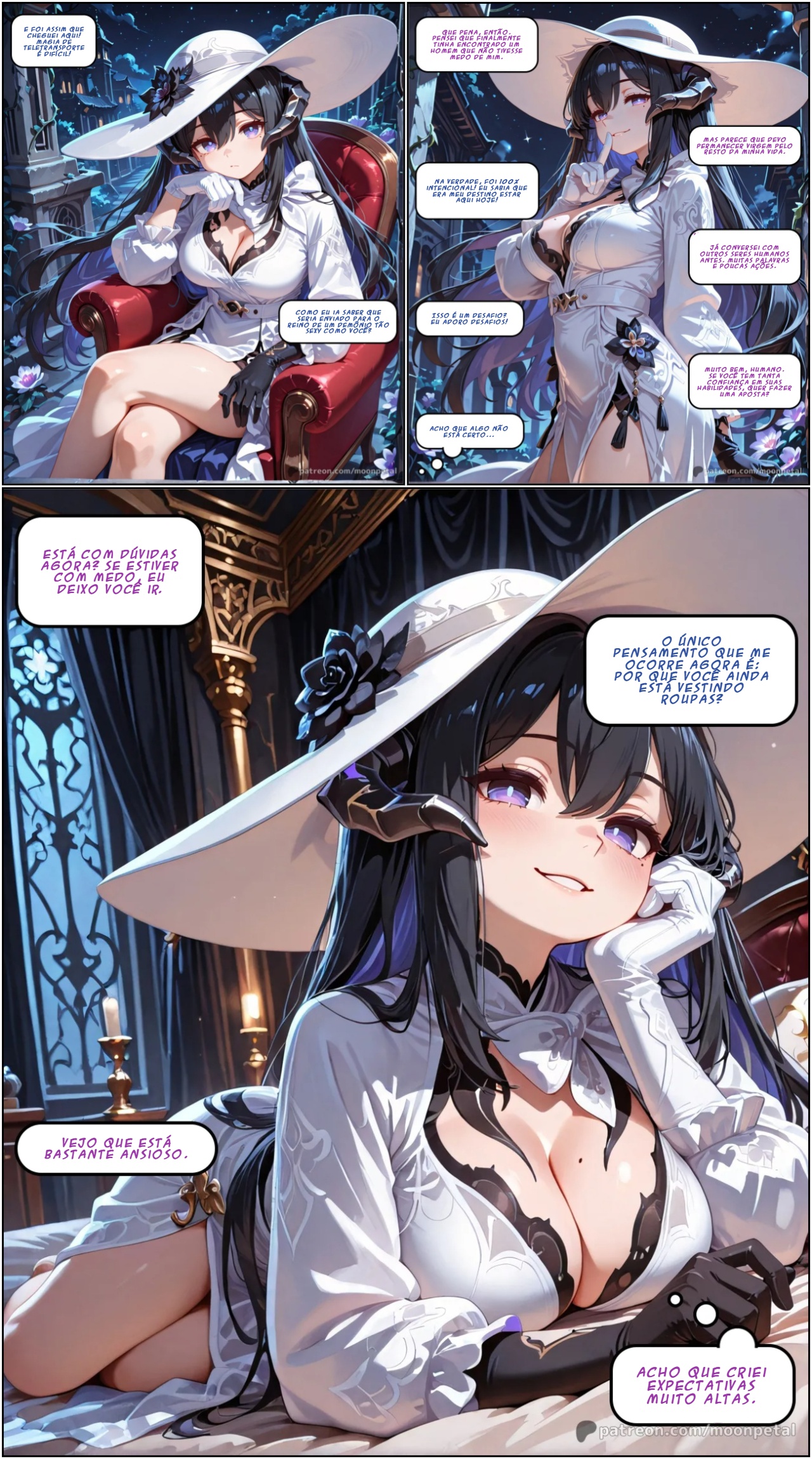 Wanna Make a Bet? Part 16: Constance / The Dahlia Hentai pt-br 02