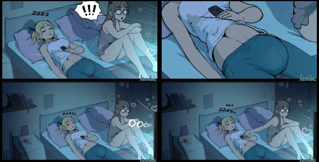 Watching a Series: Nessie and Karen Hentai pt-br 06