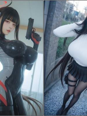 AI Generated: Tsukatsuki Rio By DyDy_Cos Hentai pt-br 06