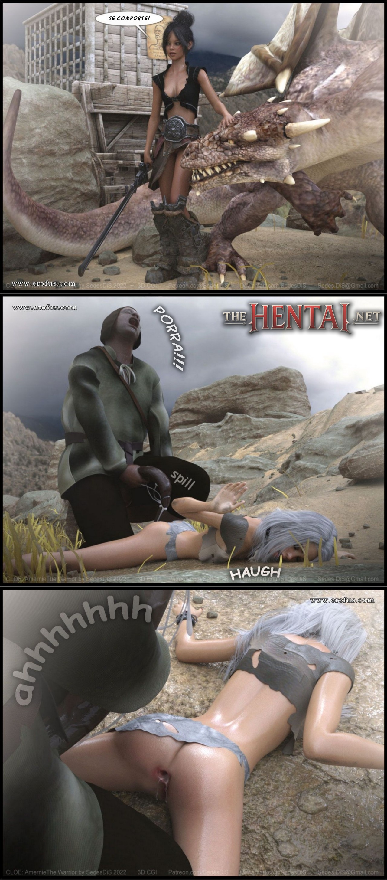 Cloe: Amernie The Warrior Hentai pt-br 13