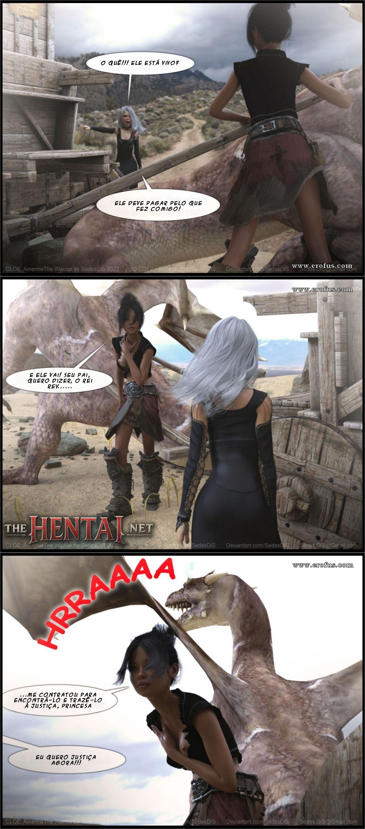 Cloe: Amernie The Warrior Hentai pt-br 22