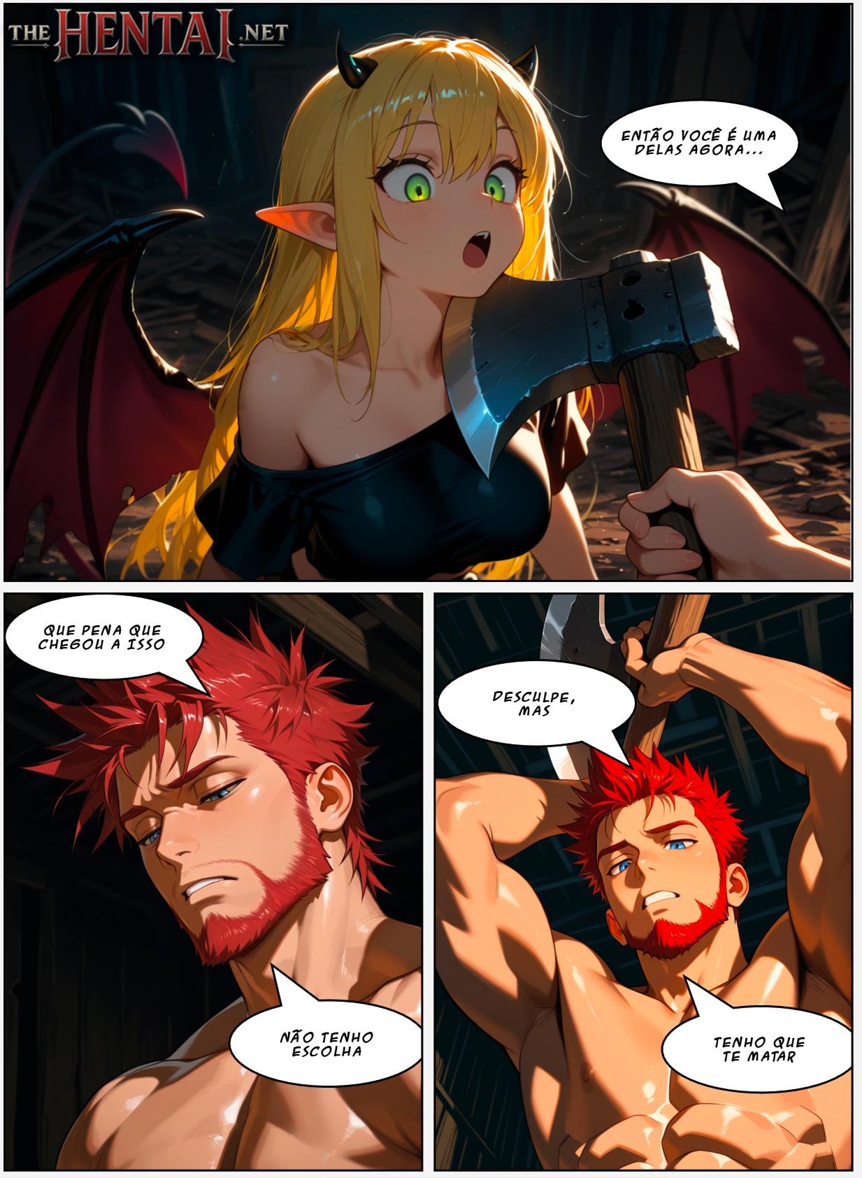 Fall Of The Holy Paladin Part 2: Liara's Descent Hentai pt-br 55