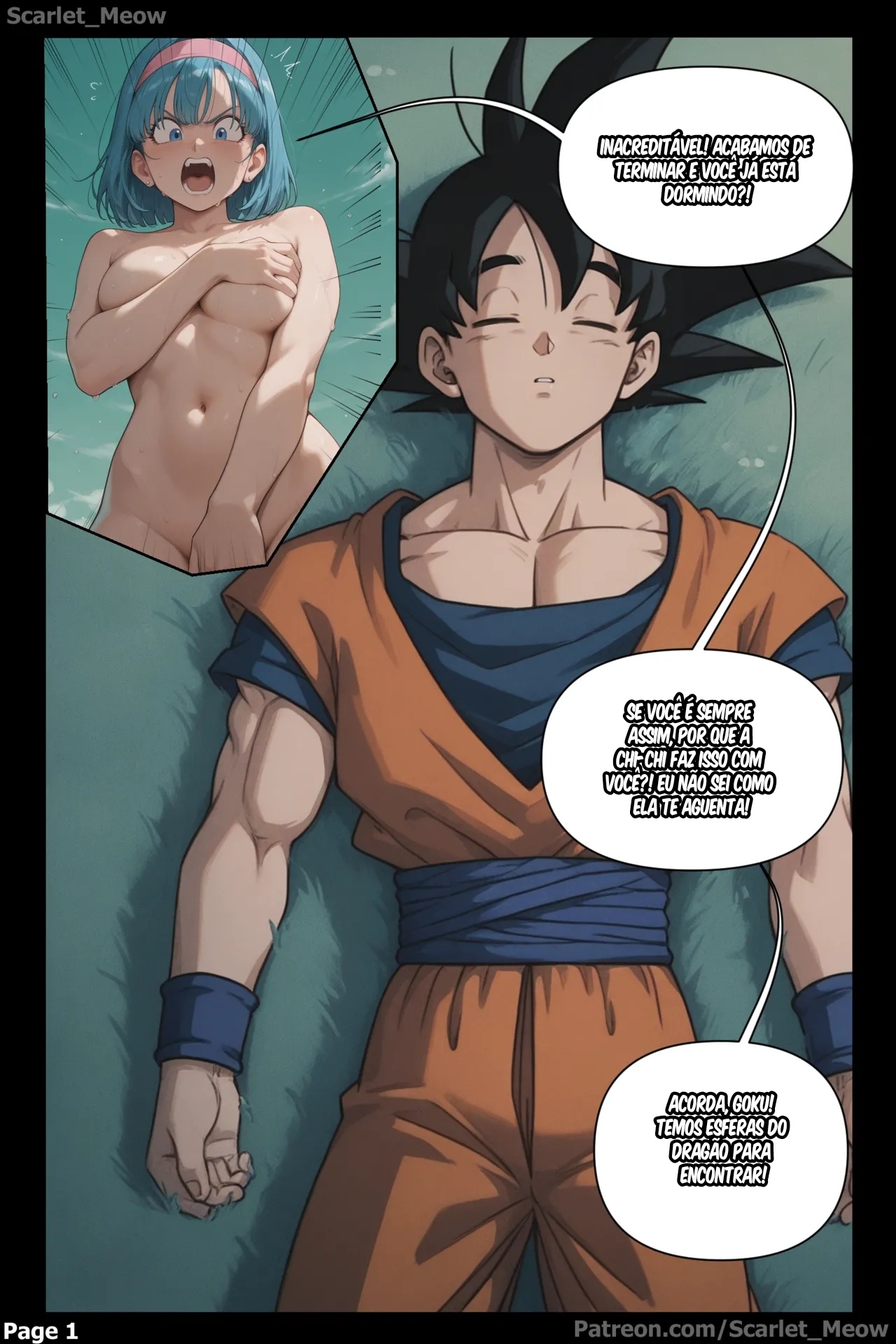 Goku's Absence Part 9: Wish Toll Hentai pt-br 02