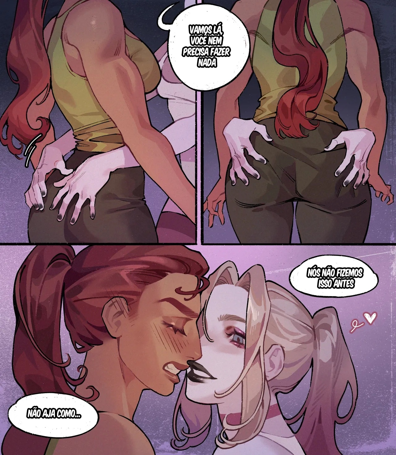 Harley x Ivy By Ahoguru Hentai pt-br 06
