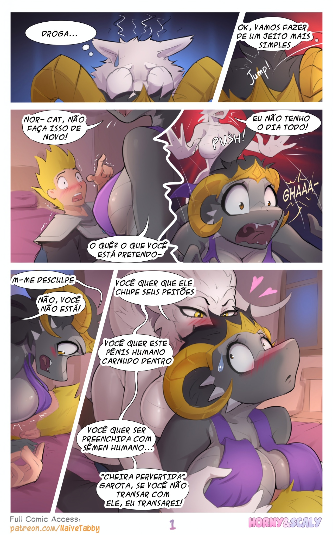 Horny And Scaly Hentai pt-br 02