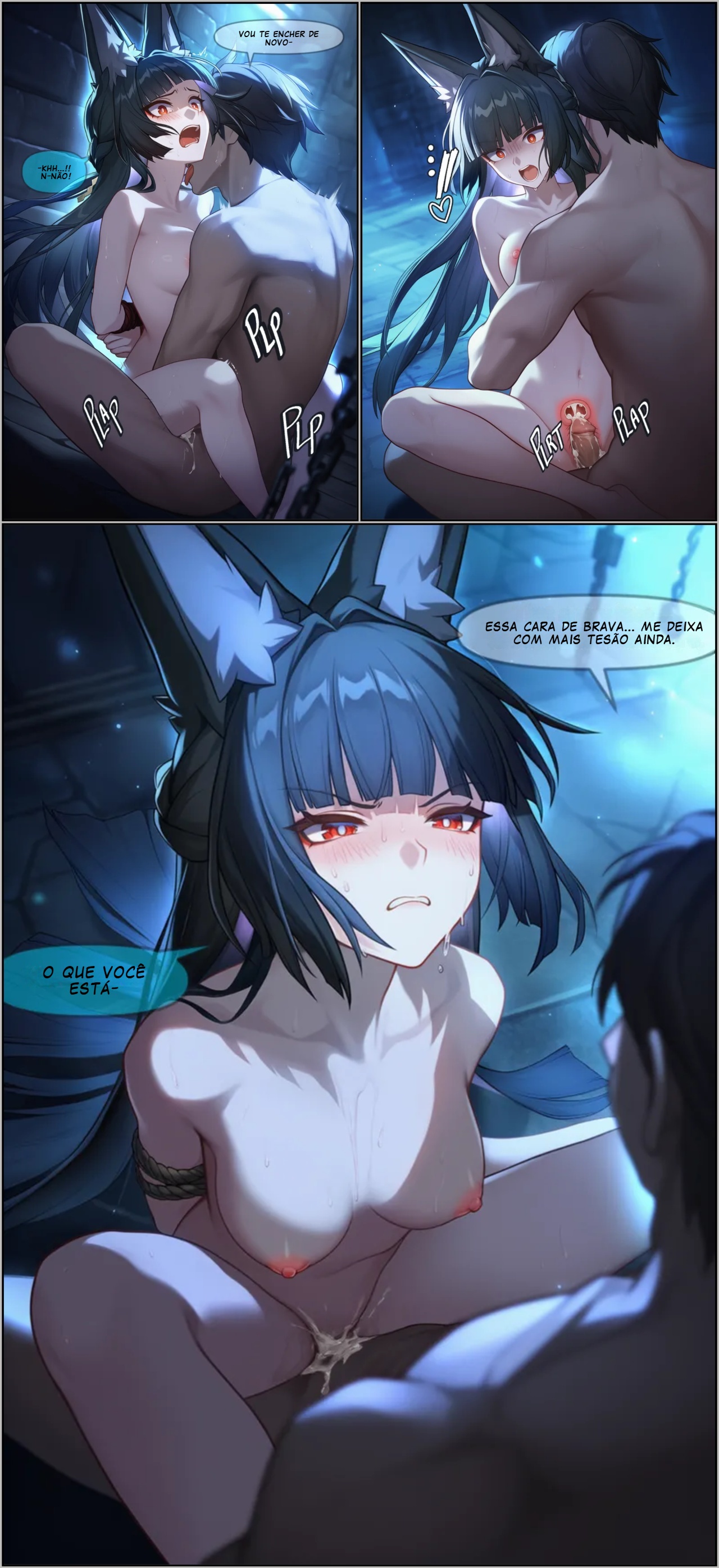 Hoshimi Miyabi Captured Part 2 Hentai pt-br 17