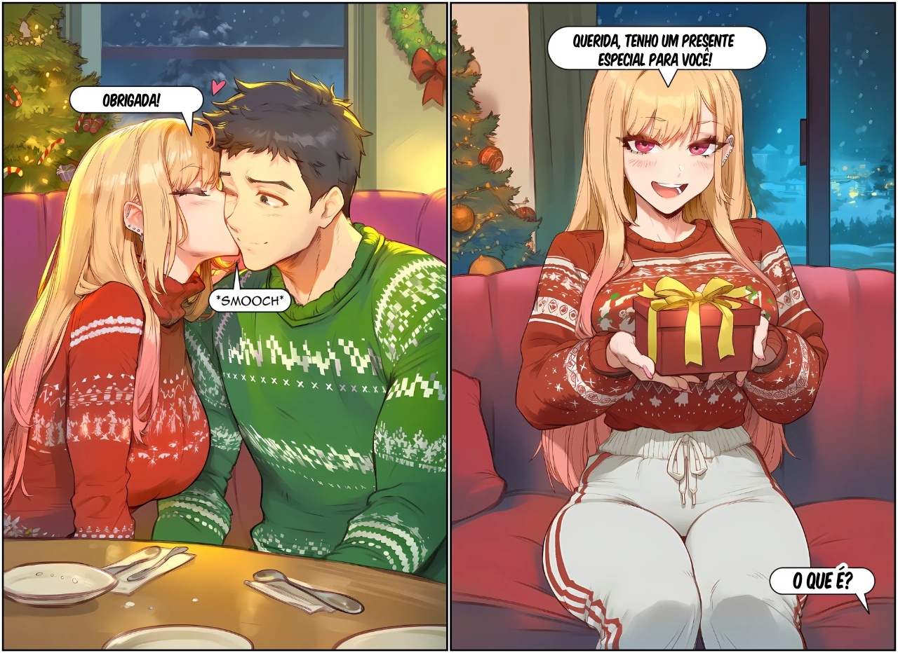 Marin Christmas By Aksn Hentai pt-br 02