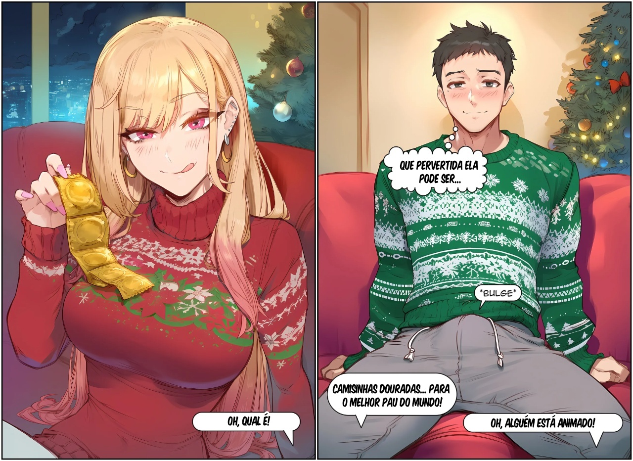 Marin Christmas By Aksn Hentai pt-br 03