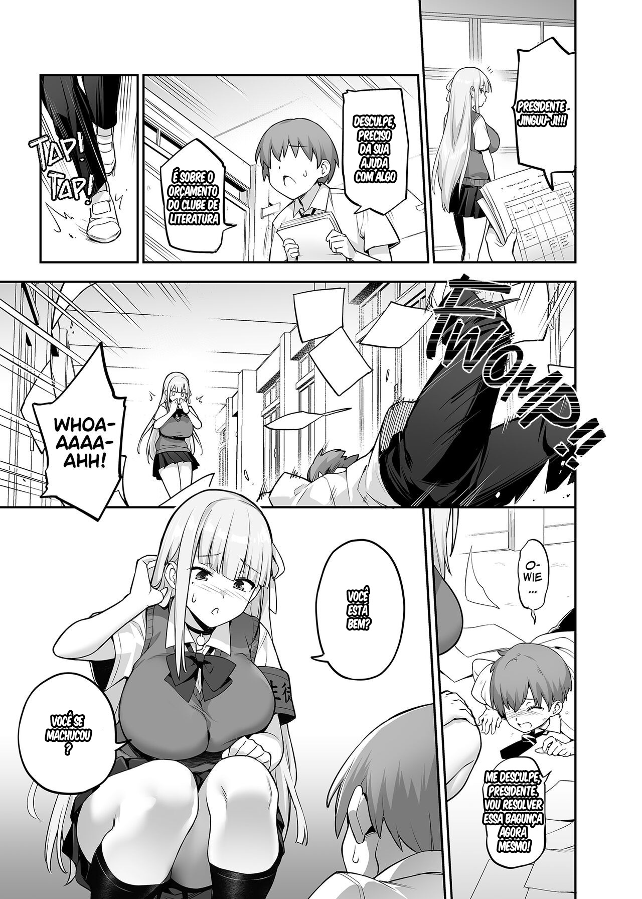 Our Beloved School Prez's TITS Are Too BIG! Hentai pt-br 06