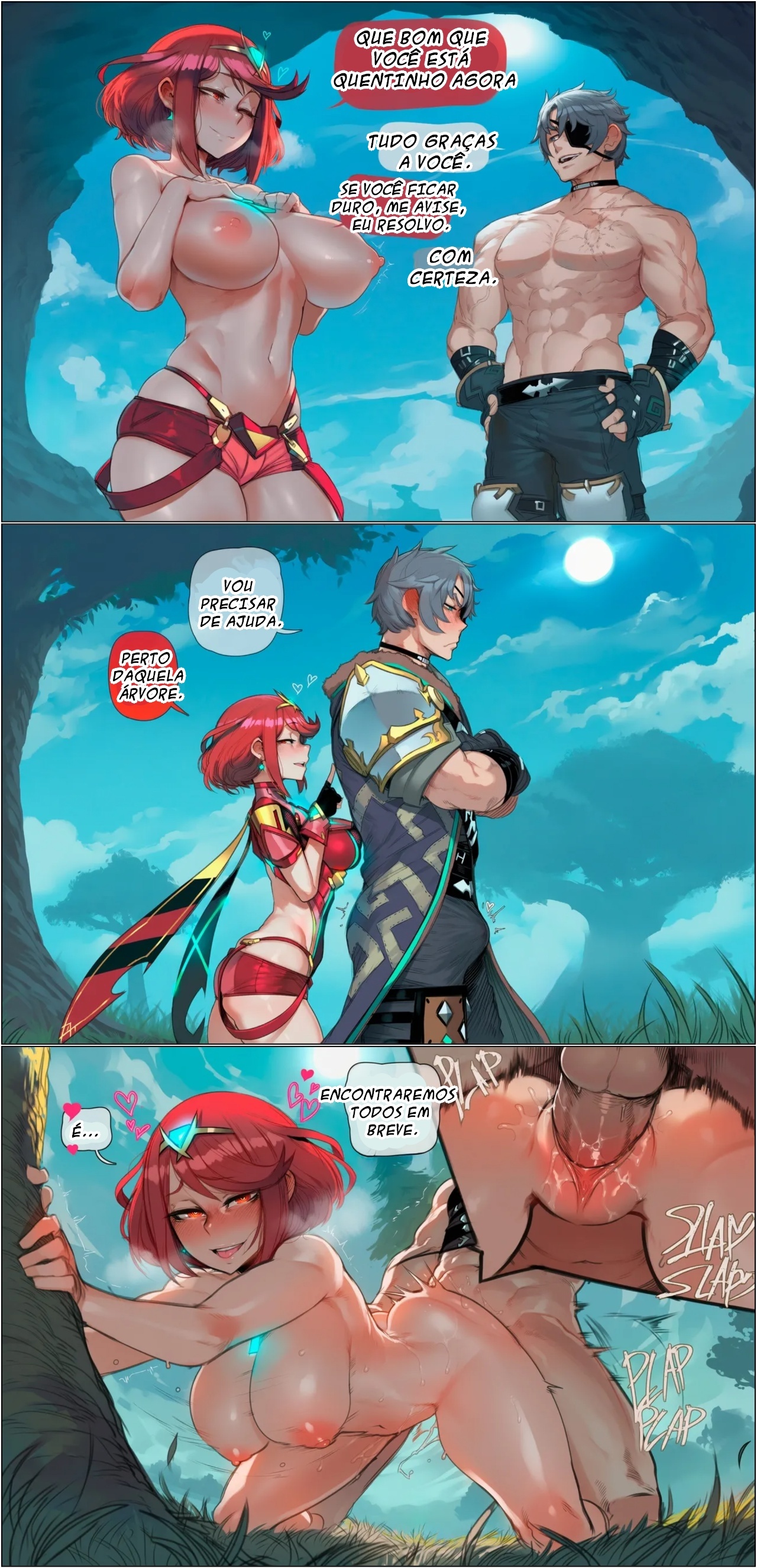 Pyra And Zeke Forbidden Heat Hentai pt-br 07