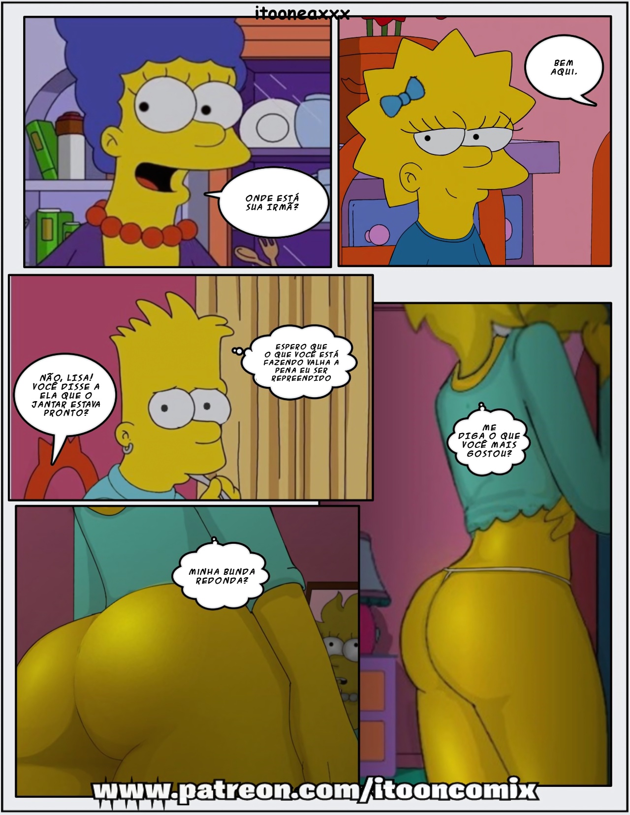 Simpsons Comics: Affinity Hentai pt-br 18