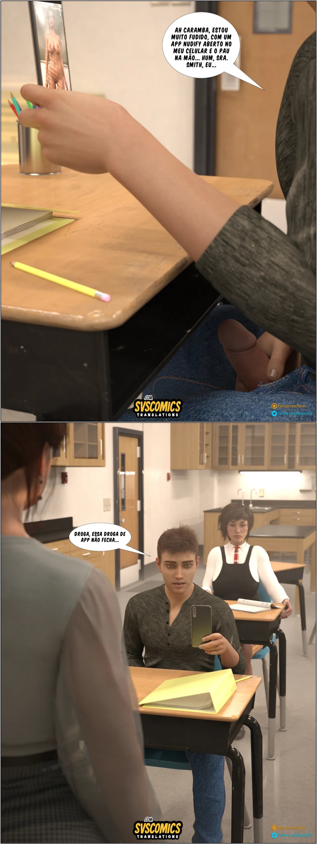 Slutty Teacher Hentai pt-br 05