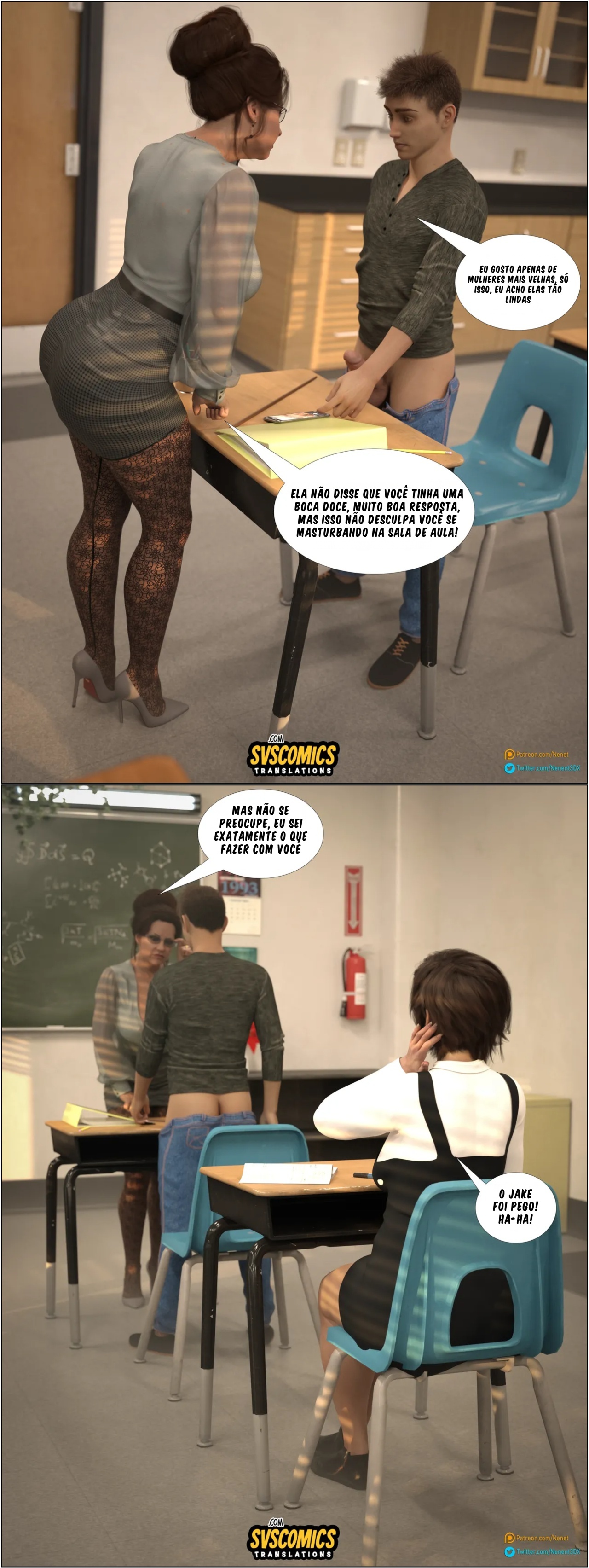 Slutty Teacher Hentai pt-br 09