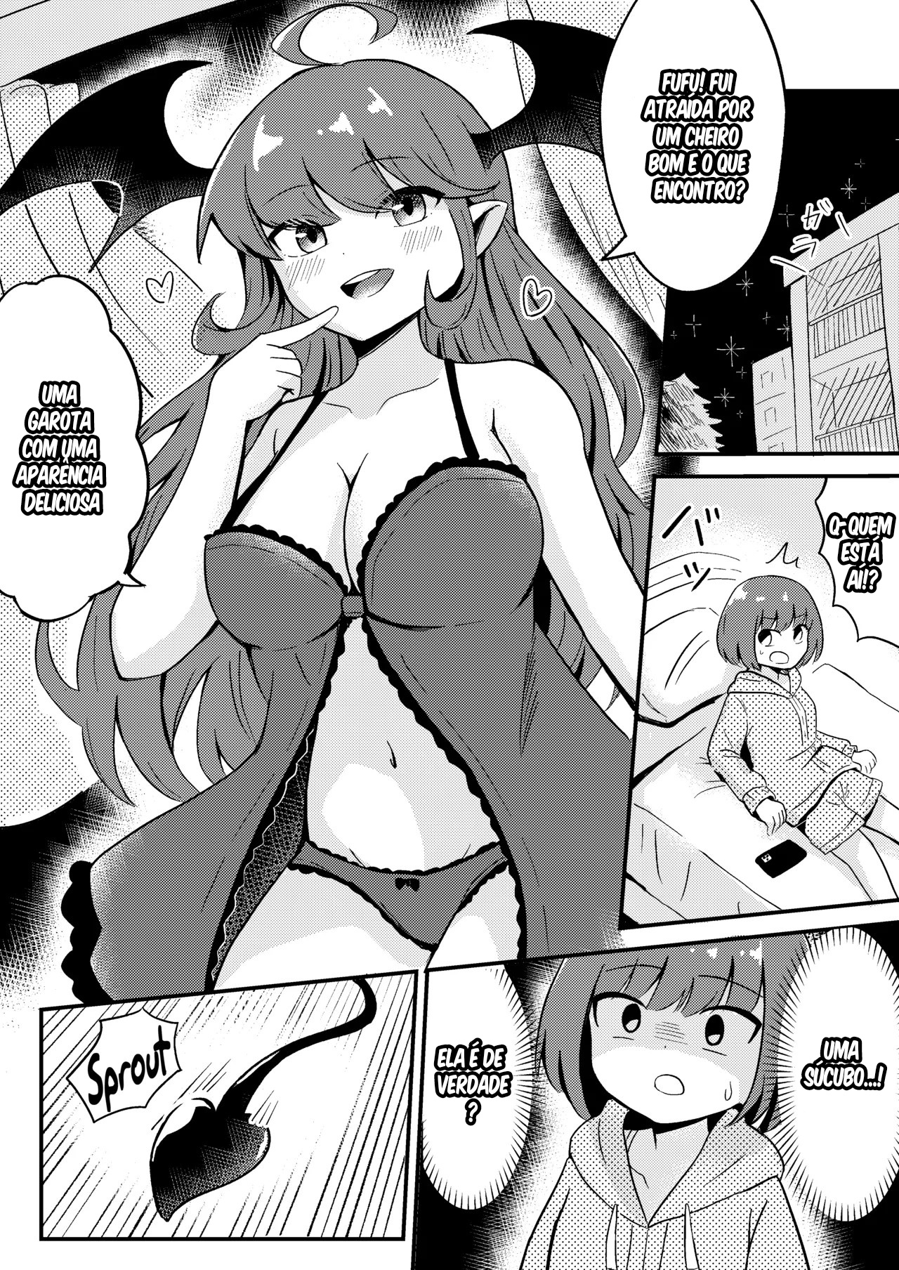 Teaching The Inexperienced Succubus a Lesson with Yuri Sex Hentai pt-br 02