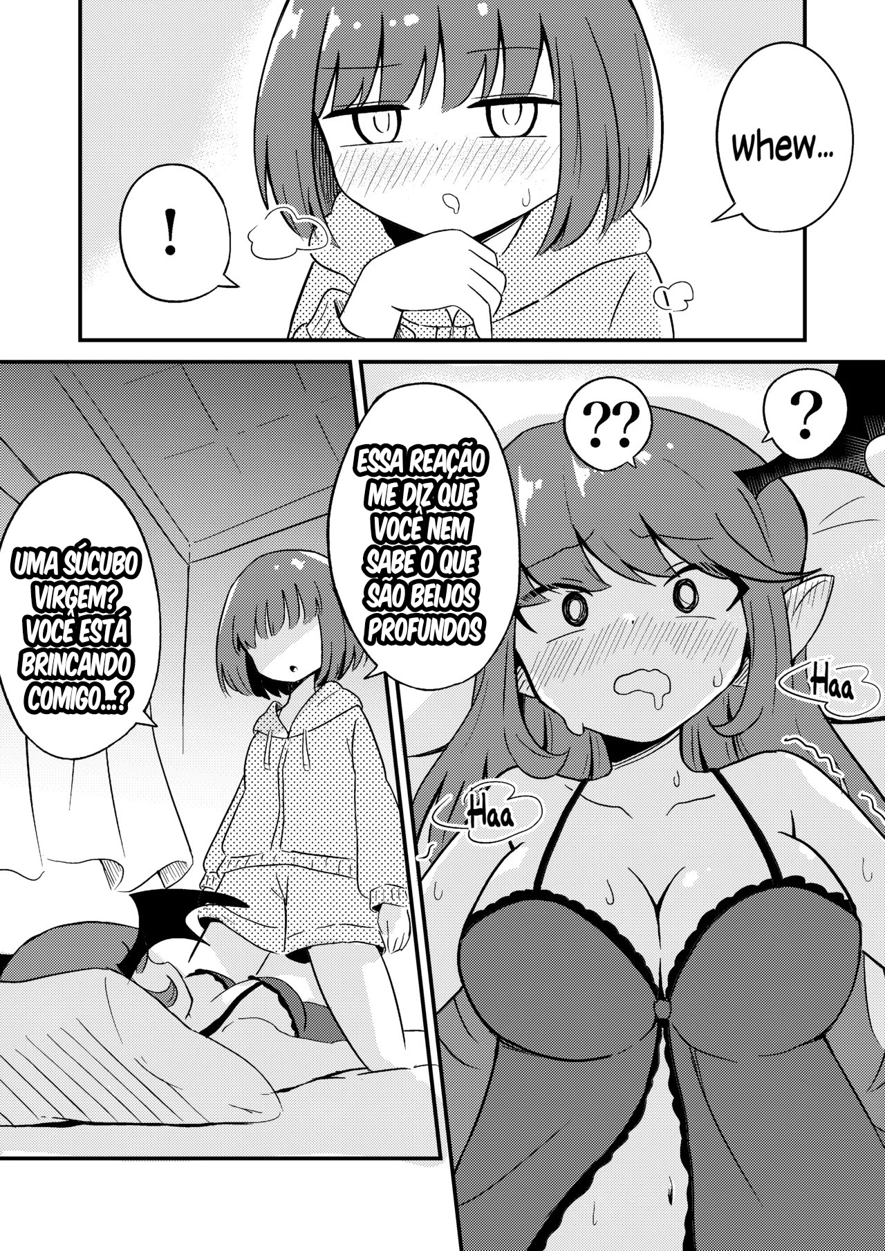 Teaching The Inexperienced Succubus a Lesson with Yuri Sex Hentai pt-br 06