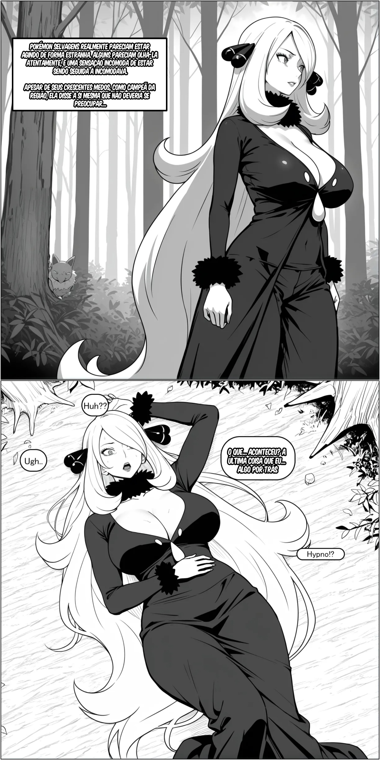 The Comet's Curse: Cynthia's Fall Hentai pt-br 03