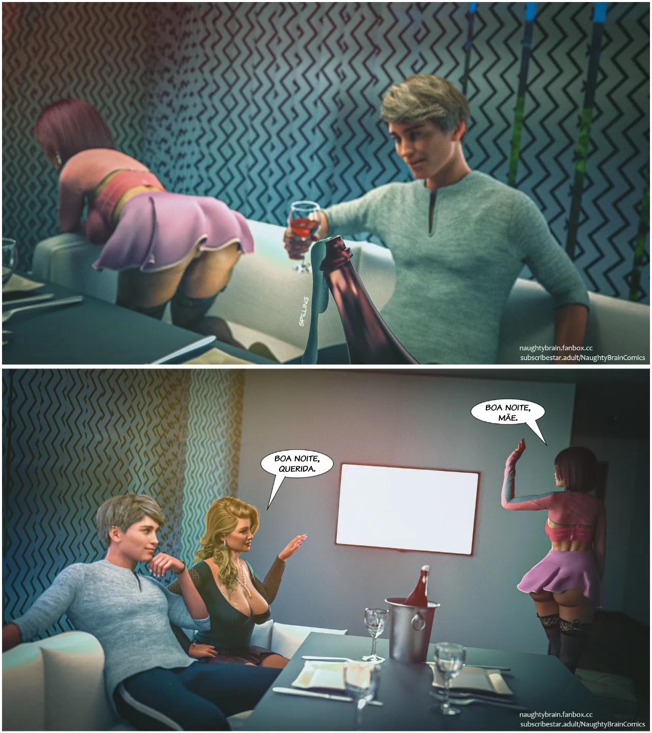 The Homecumming By Naughty Brain Comics Hentai pt-br 37