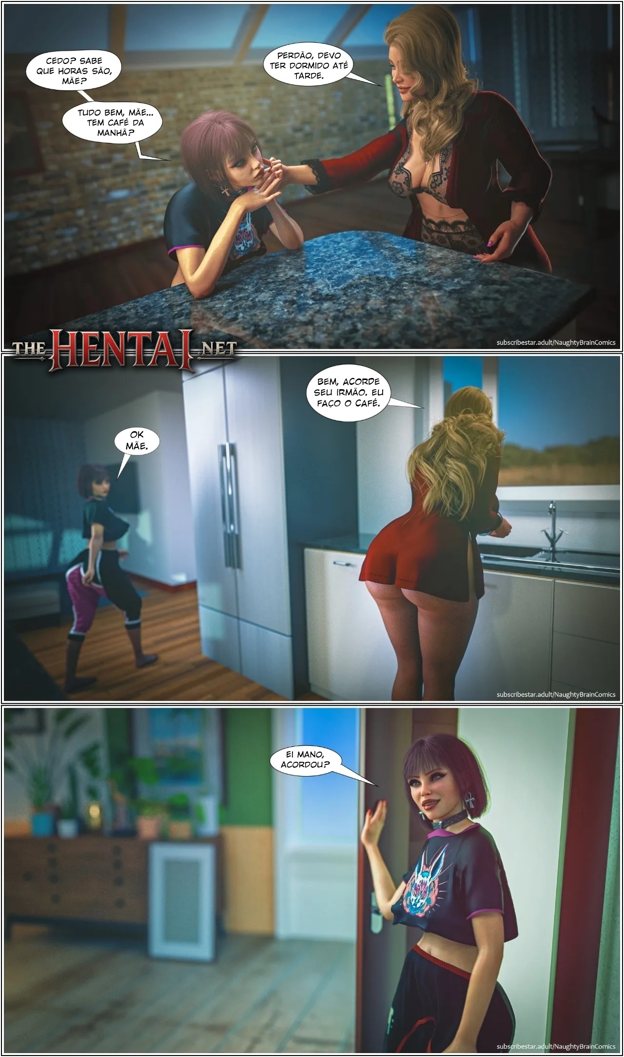 The Homecumming By Naughty Brain Comics Part 2 Hentai pt-br 03