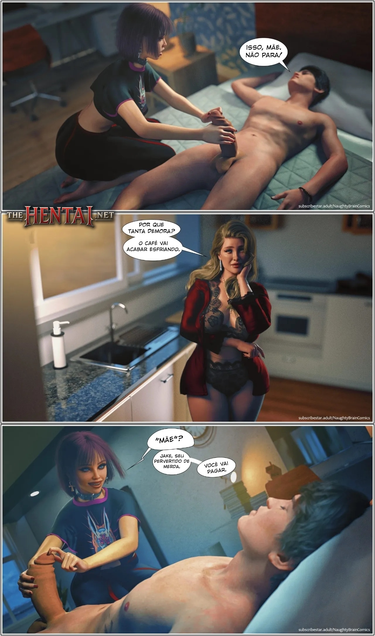 The Homecumming By Naughty Brain Comics Part 2 Hentai pt-br 09