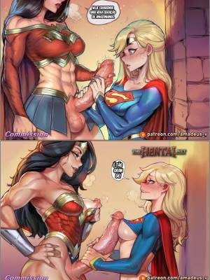 WonderWoman x Supergirl: A Perfect Mother Hentai pt-br 05
