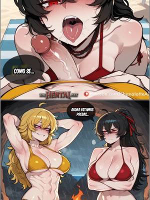 Yang Xiao Long x Raven Branwen Hentai pt-br 07