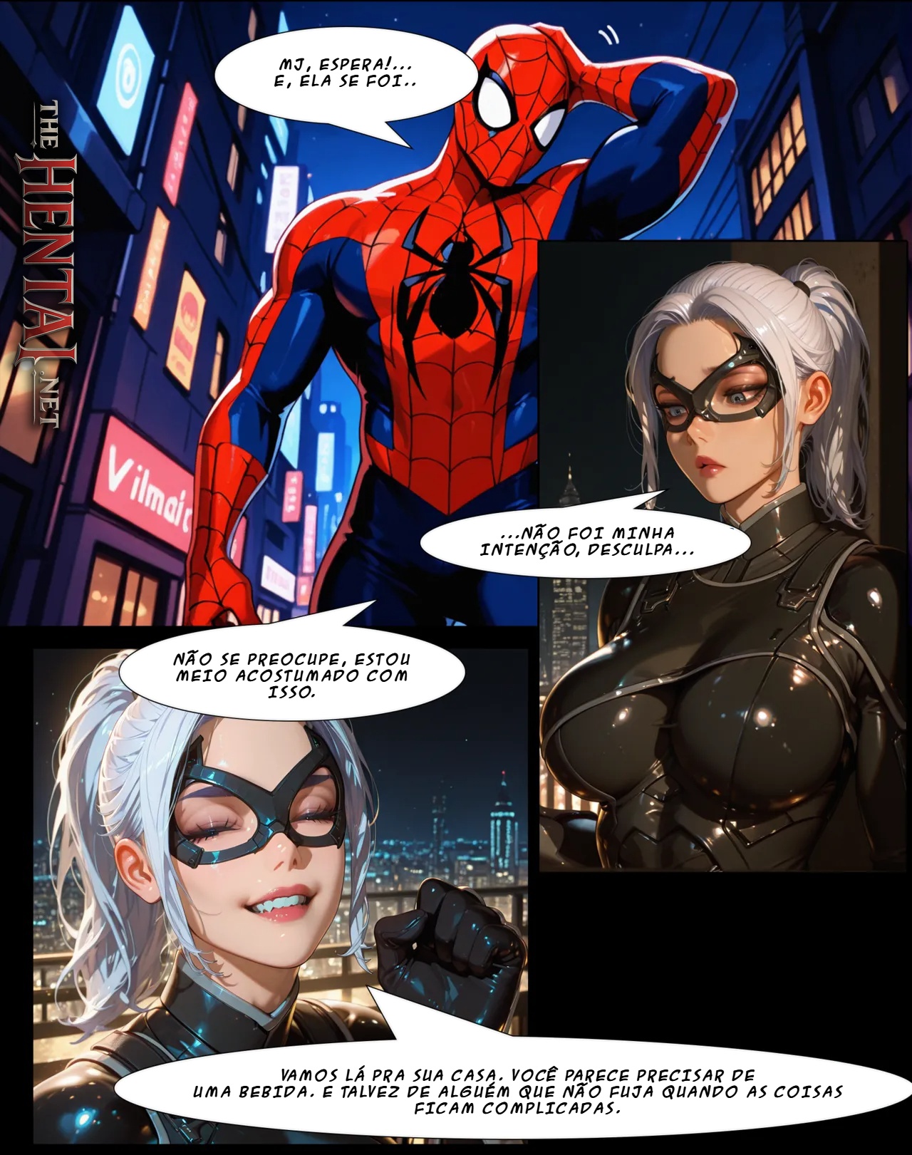 AI Generated: Black Cat By Pirate Wind Cat Hentai pt-br 04