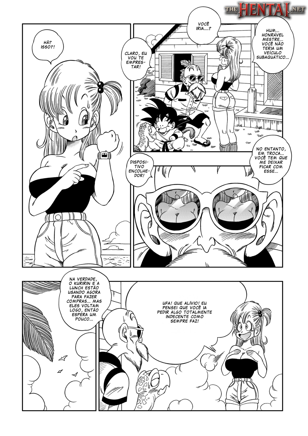 Dagon Ball: Kame Toilet Hentai pt-br 04