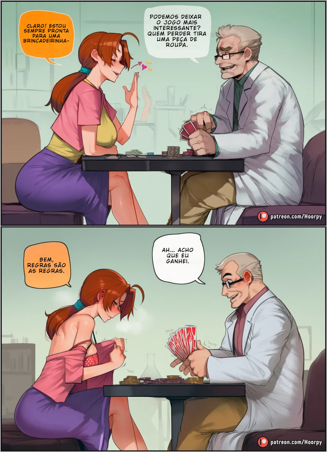 Delia Plays Strip Games Hentai pt-br 02