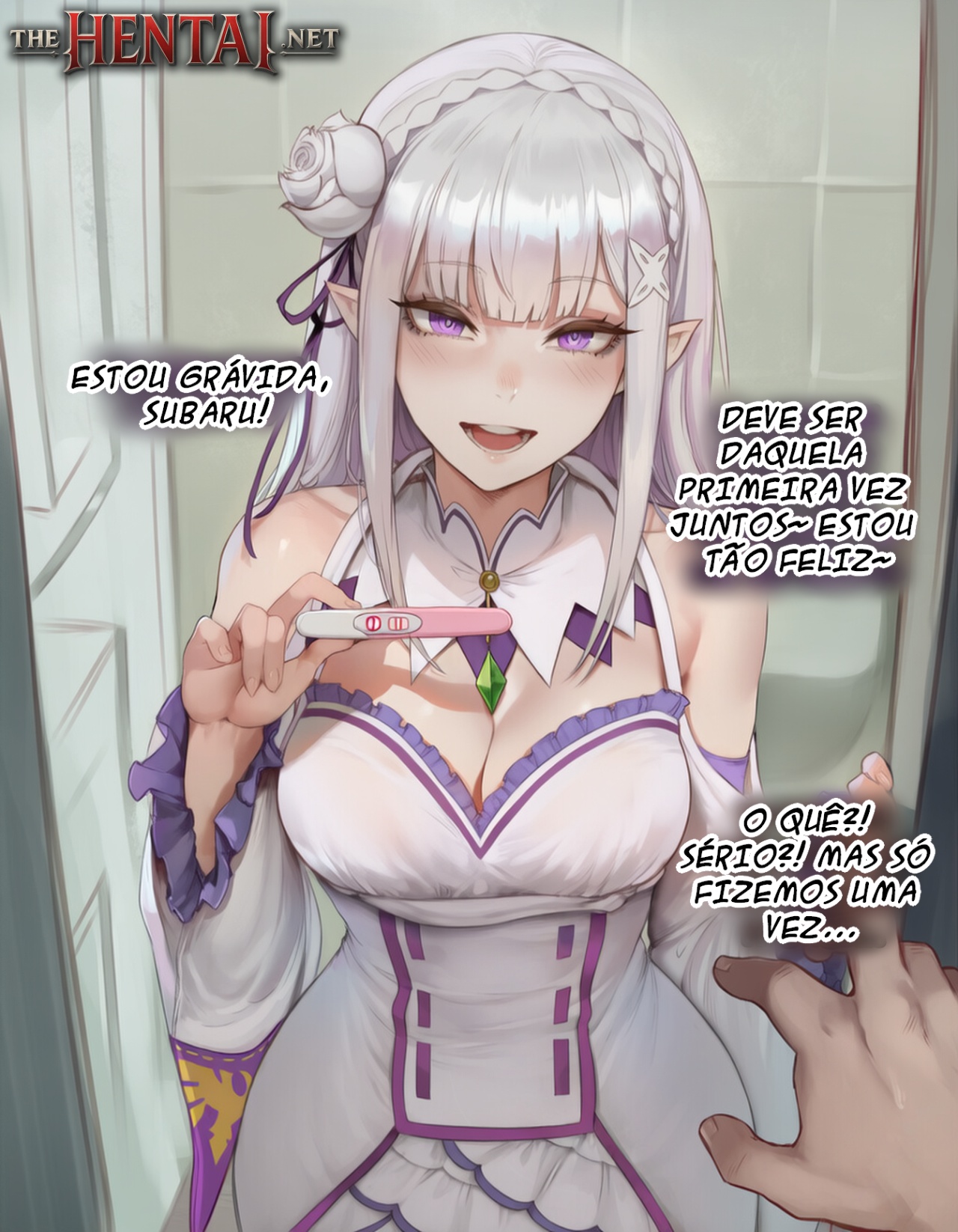 Emilia's First Time NTR Hentai pt-br 25