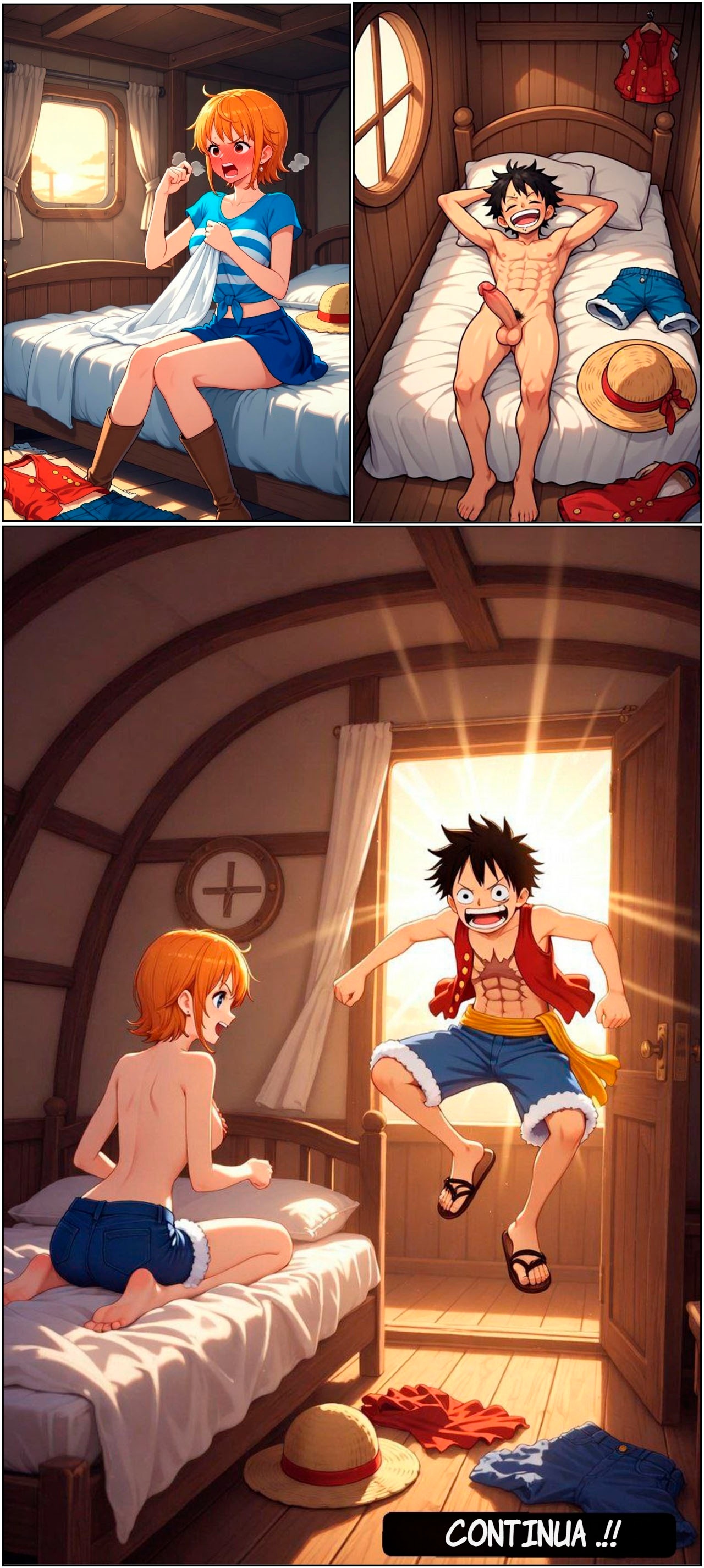 Luffy Become a Heram King Hentai pt-br 34