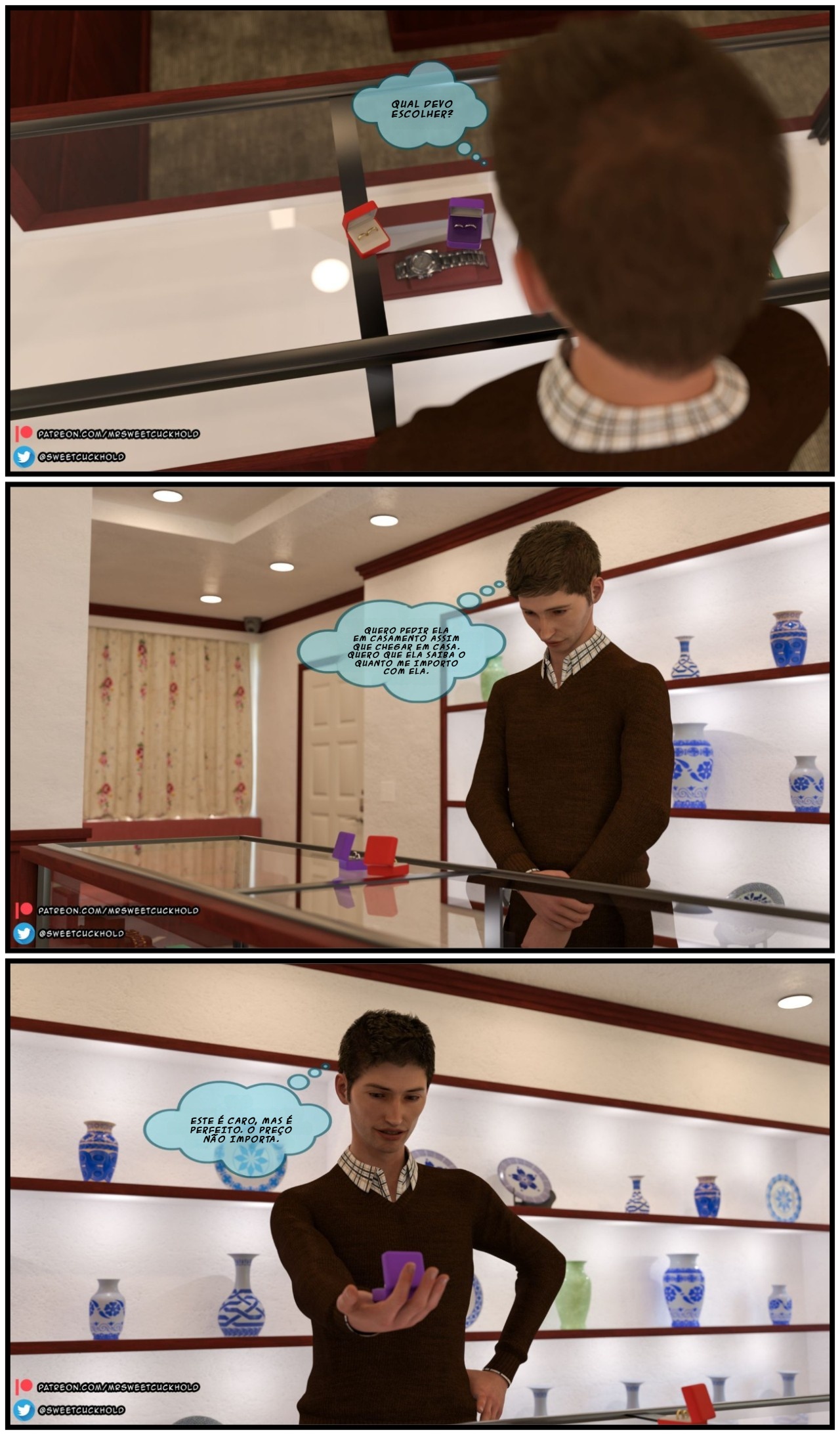 Much Bigger Than My Boyfriend Part 4 Hentai pt-br 45