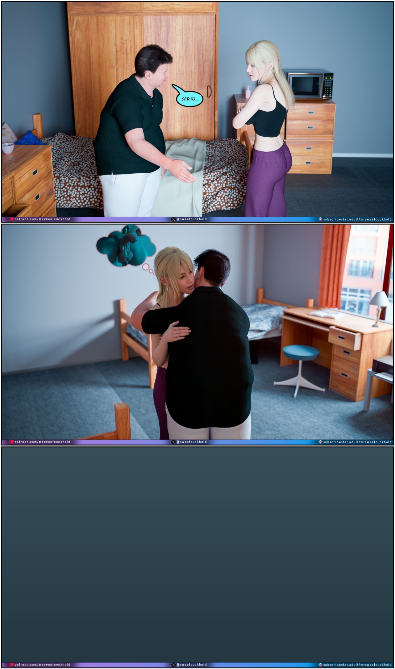 Much Bigger Than My Boyfriend Part 7: College Days Hentai pt-br 43