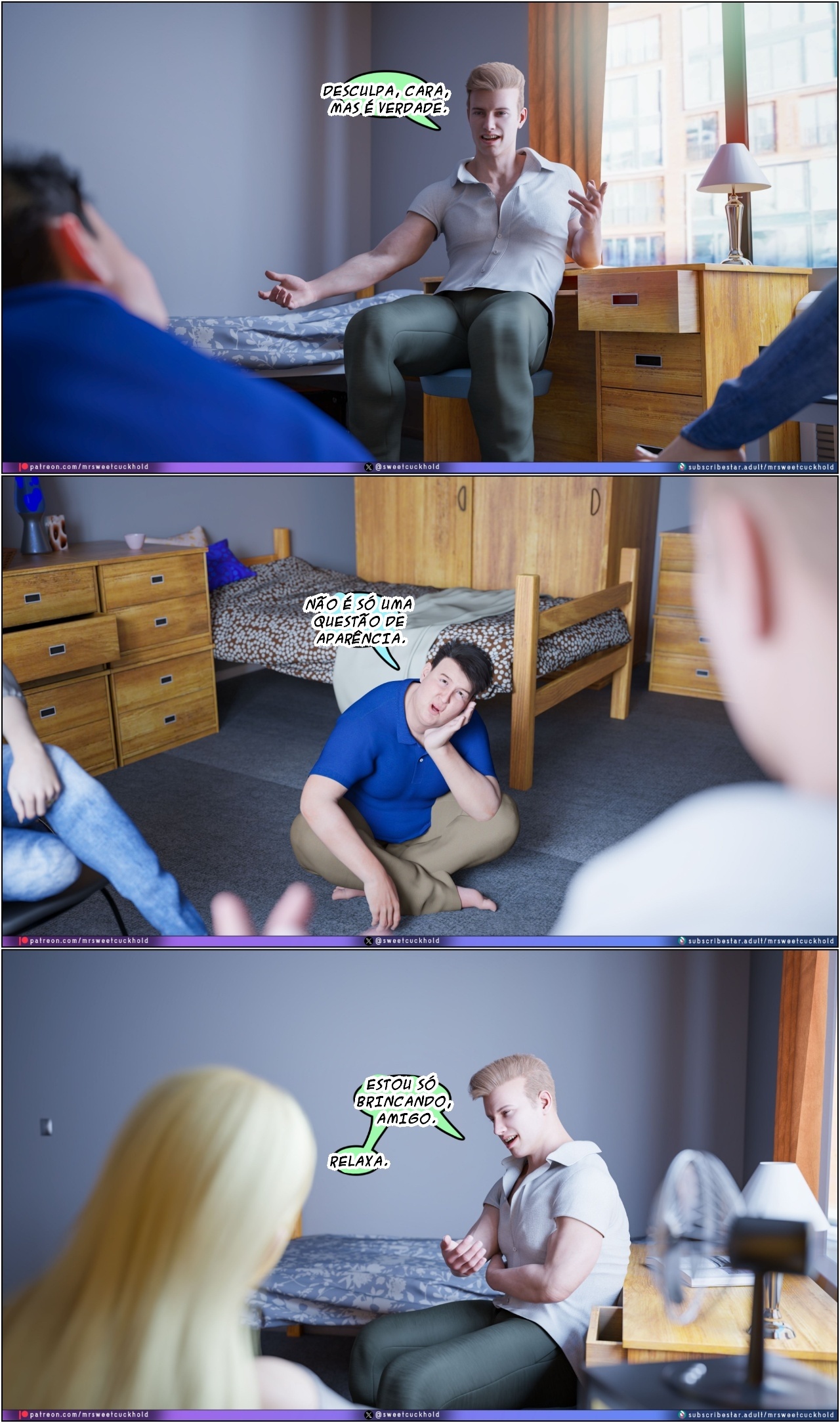 Much Bigger Than My Boyfriend Part 8: College Days Hentai pt-br 10