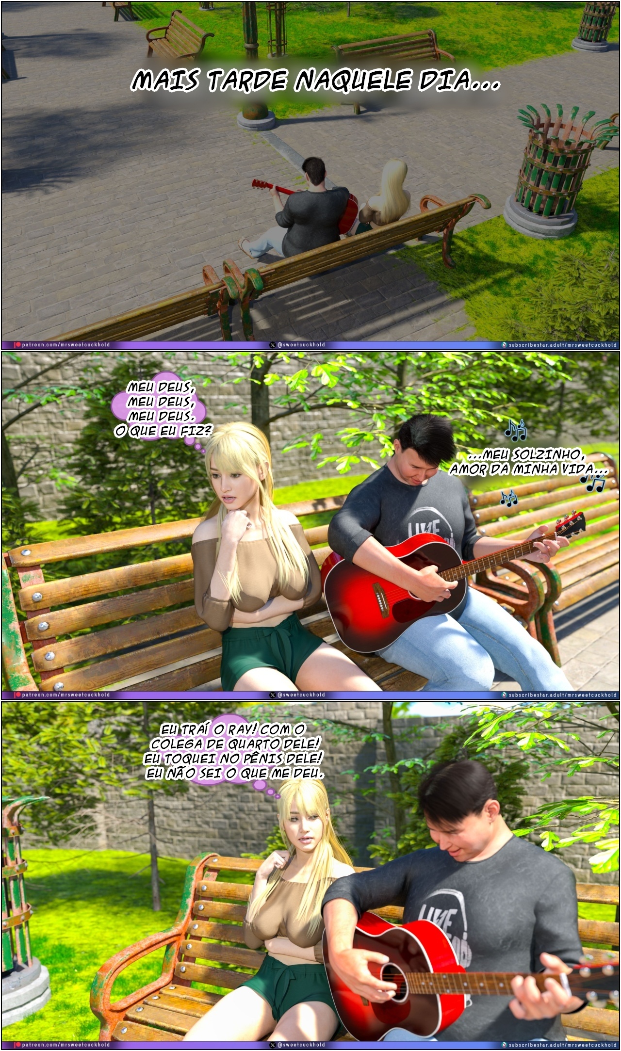 Much Bigger Than My Boyfriend Part 8: College Days Hentai pt-br 37