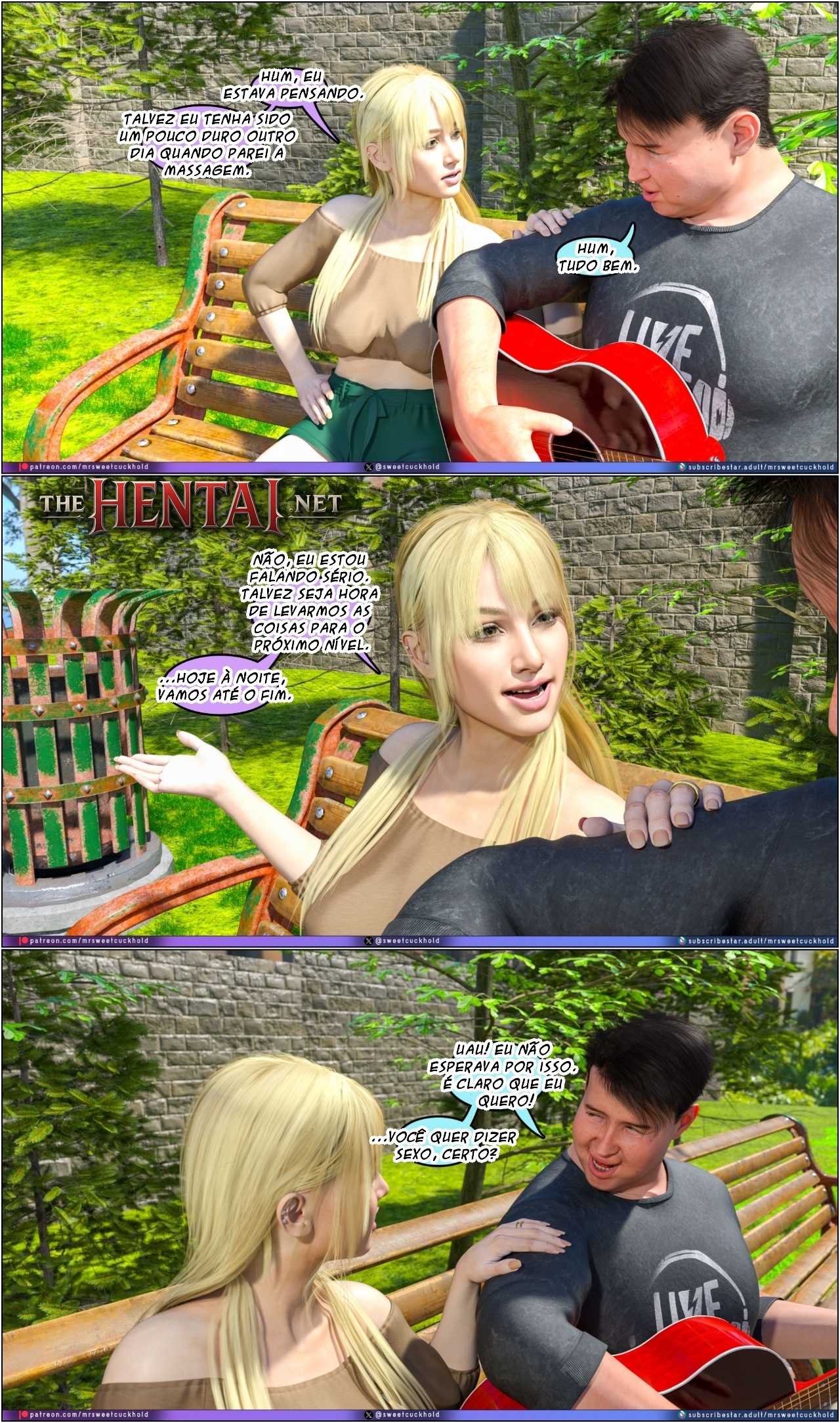 Much Bigger Than My Boyfriend Part 8: College Days Hentai pt-br 39