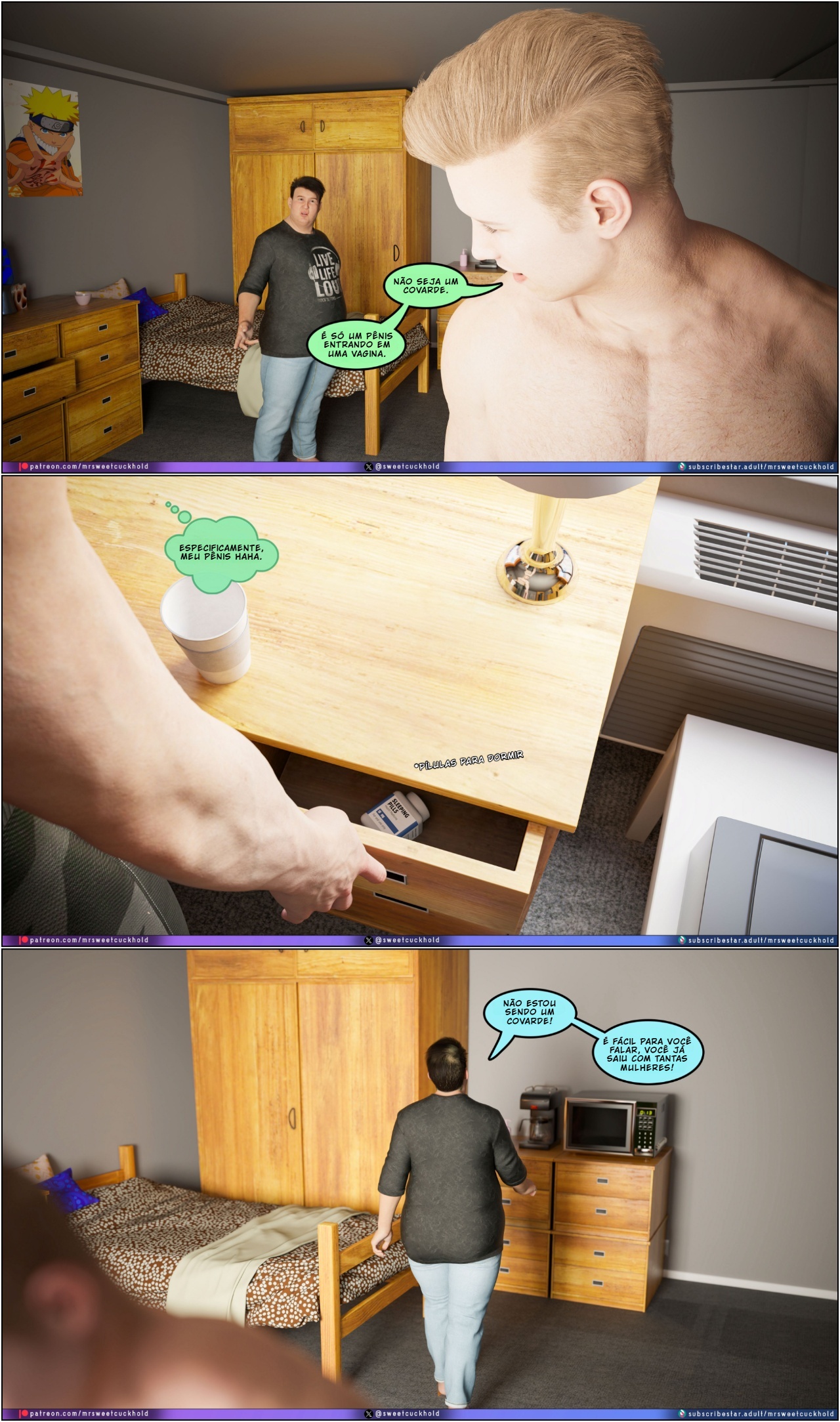 Much Bigger Than My Boyfriend Part 9: College Days Hentai pt-br 06