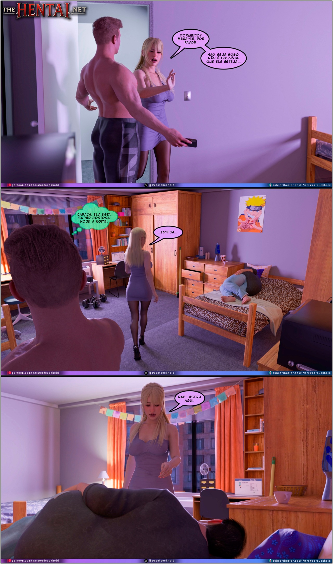 Much Bigger Than My Boyfriend Part 9: College Days Hentai pt-br 16