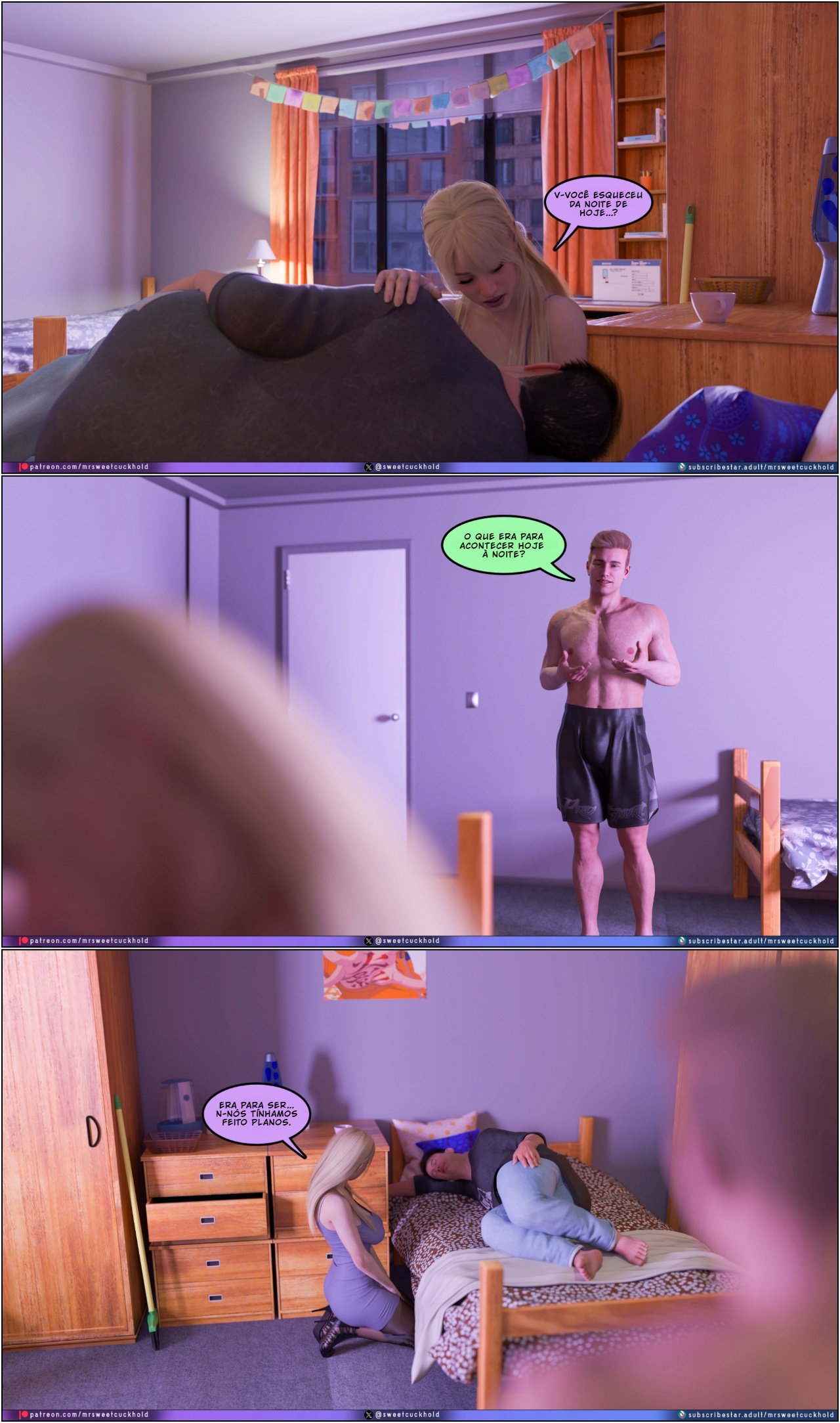 Much Bigger Than My Boyfriend Part 9: College Days Hentai pt-br 17