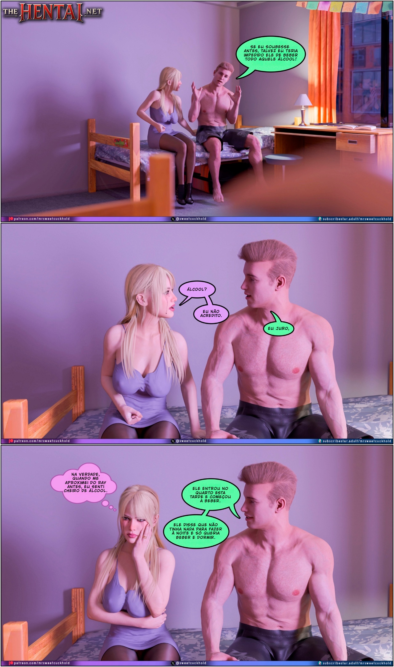 Much Bigger Than My Boyfriend Part 9: College Days Hentai pt-br 22