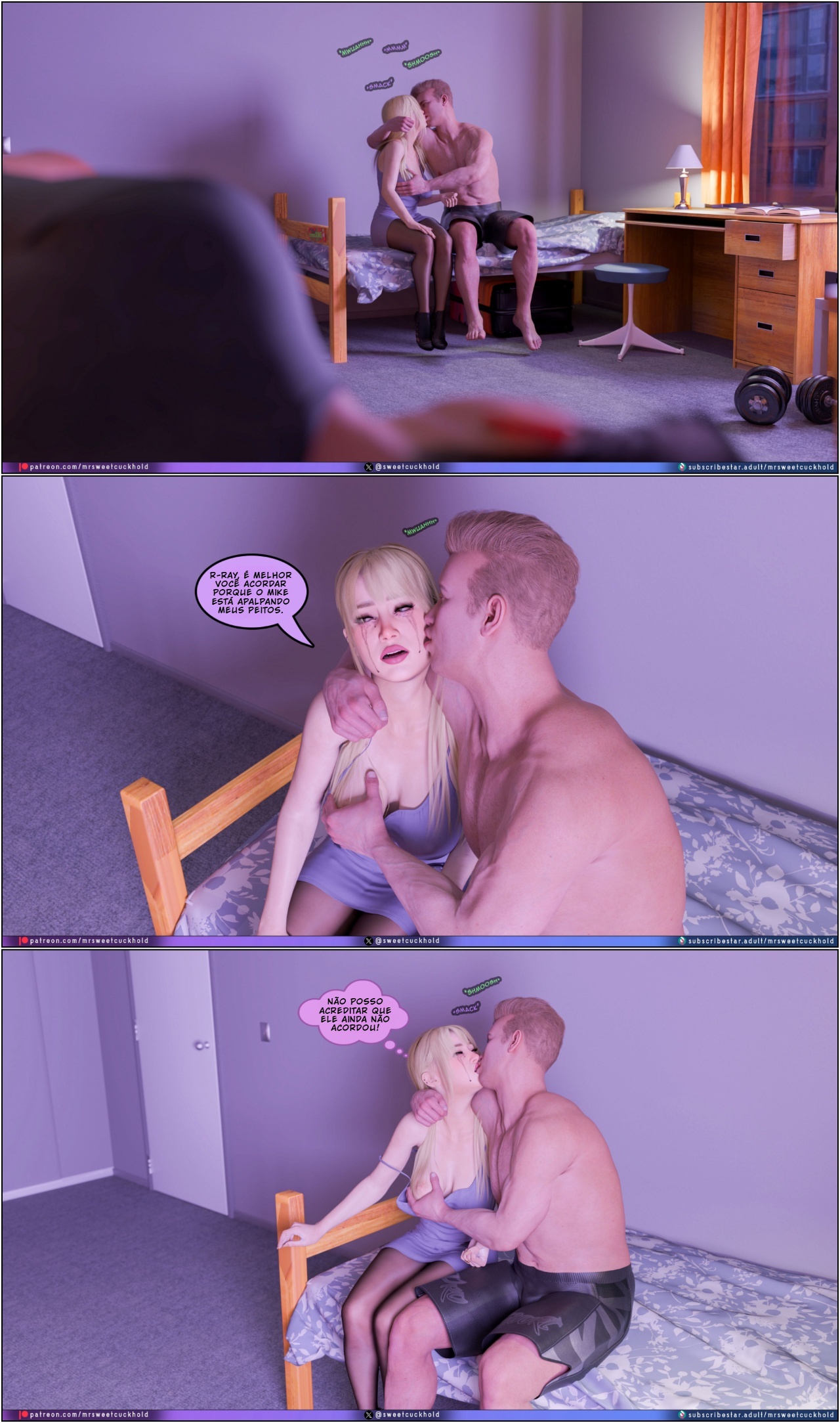 Much Bigger Than My Boyfriend Part 9: College Days Hentai pt-br 26