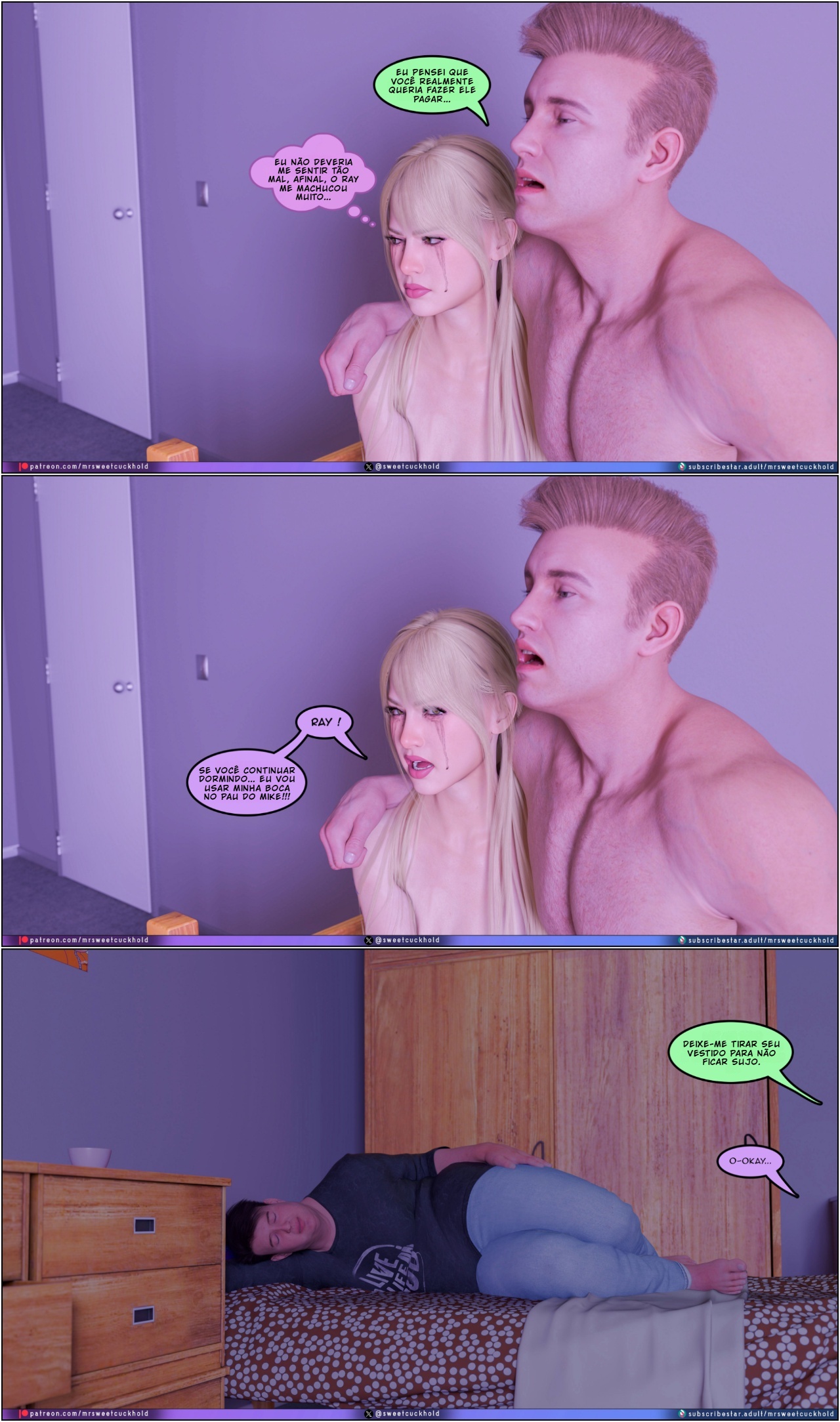 Much Bigger Than My Boyfriend Part 9: College Days Hentai pt-br 33