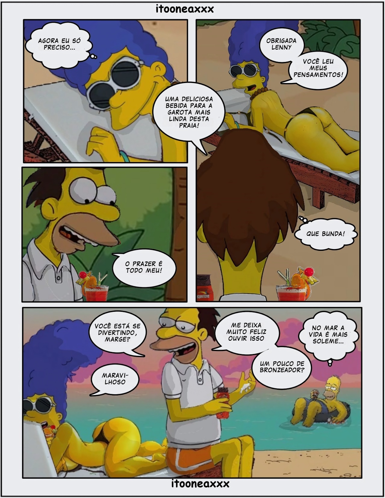 On The Beach By IToonEAXXX Hentai pt-br 03