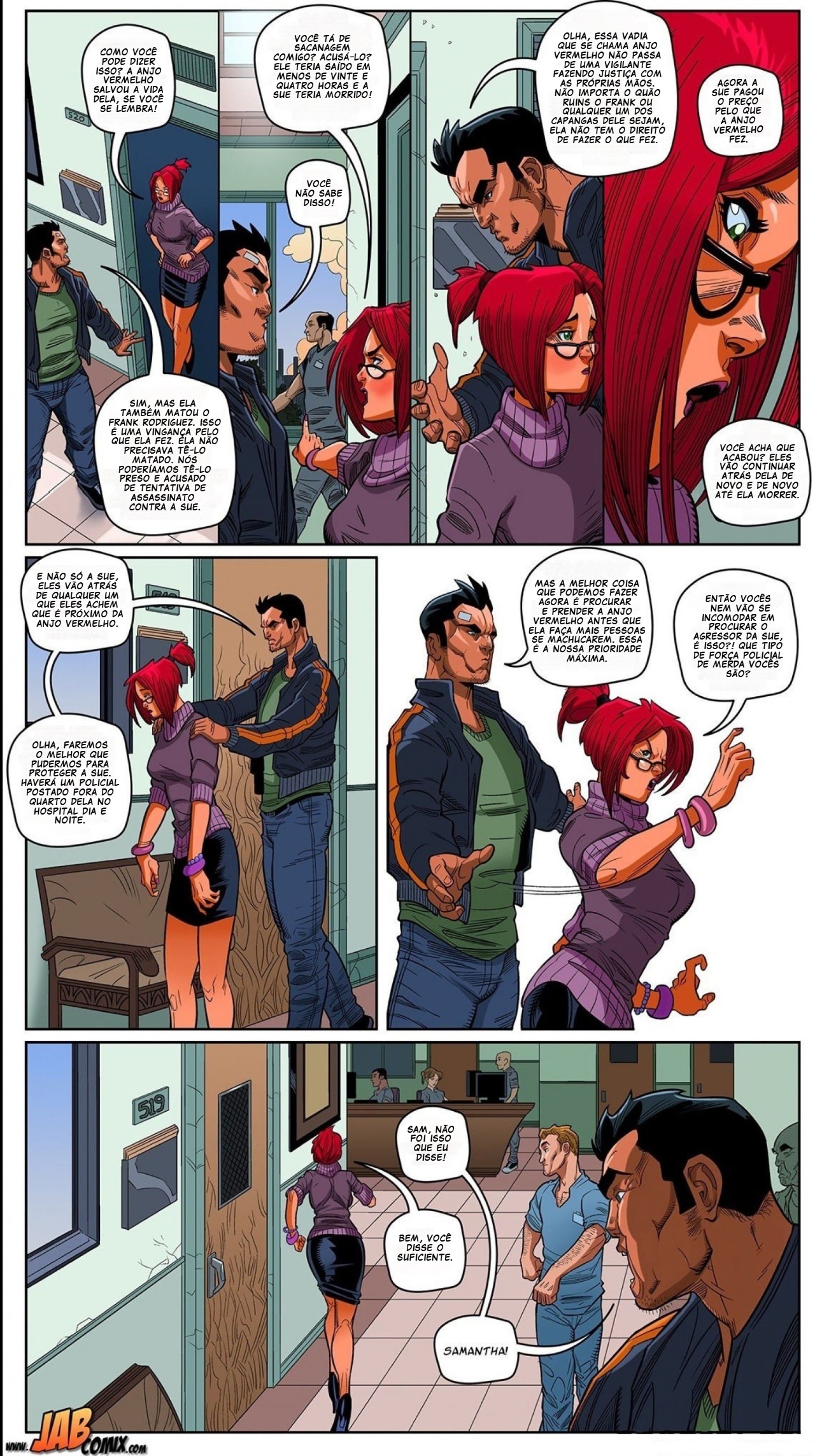 Red Angel By JABComix Part 2 Hentai pt-br 09