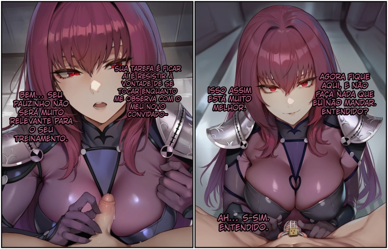 Scathach Trains Her Cuckold Master  Hentai pt-br 02